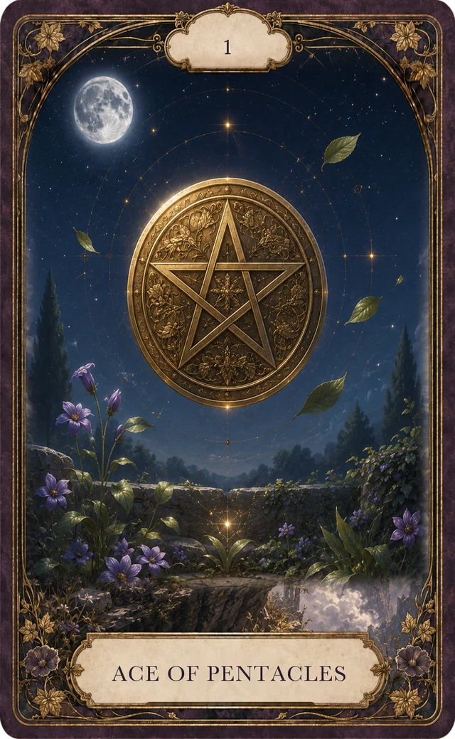 星币一塔罗牌牌面